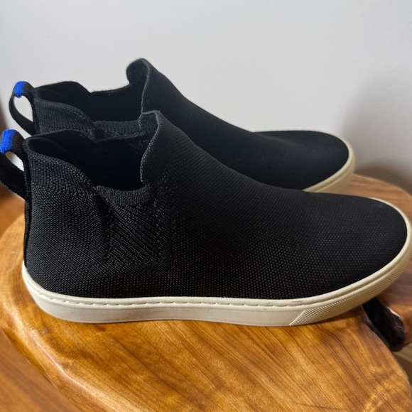 Rothy's Black Chelsea High Top Sneaker Boots Pull On Comfort Women Sz. W7.5 - Picture 5 of 13